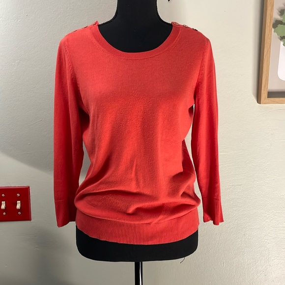 Banana Republic Sweaters - Banana Republic scoop neck quarter sleeve sweater M
